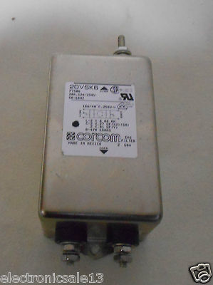 CORCOM - 20VSK6 FILTER, 20A, 120/250V