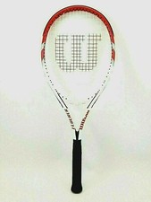 Tennis Racket Federer Power Strings Wilson 4 3/8"/L3 Length 27 1/4" Vintage