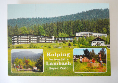 AK Kolping Ferienstätte LAMBACH Bayer. Wald - gelaufen 1985