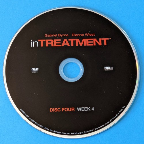 HBO’s in TREATMENT Season 1 DISC 4 week four DVD REPLACEMENT only - Single Disc - Picture 2 of 4
