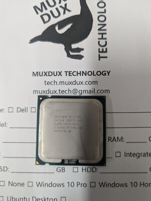Intel Core 2 Duo CPU  E7300 SLAPB 2.66GHZ 1066MHZ 3MB 2 LGA775/Socket T