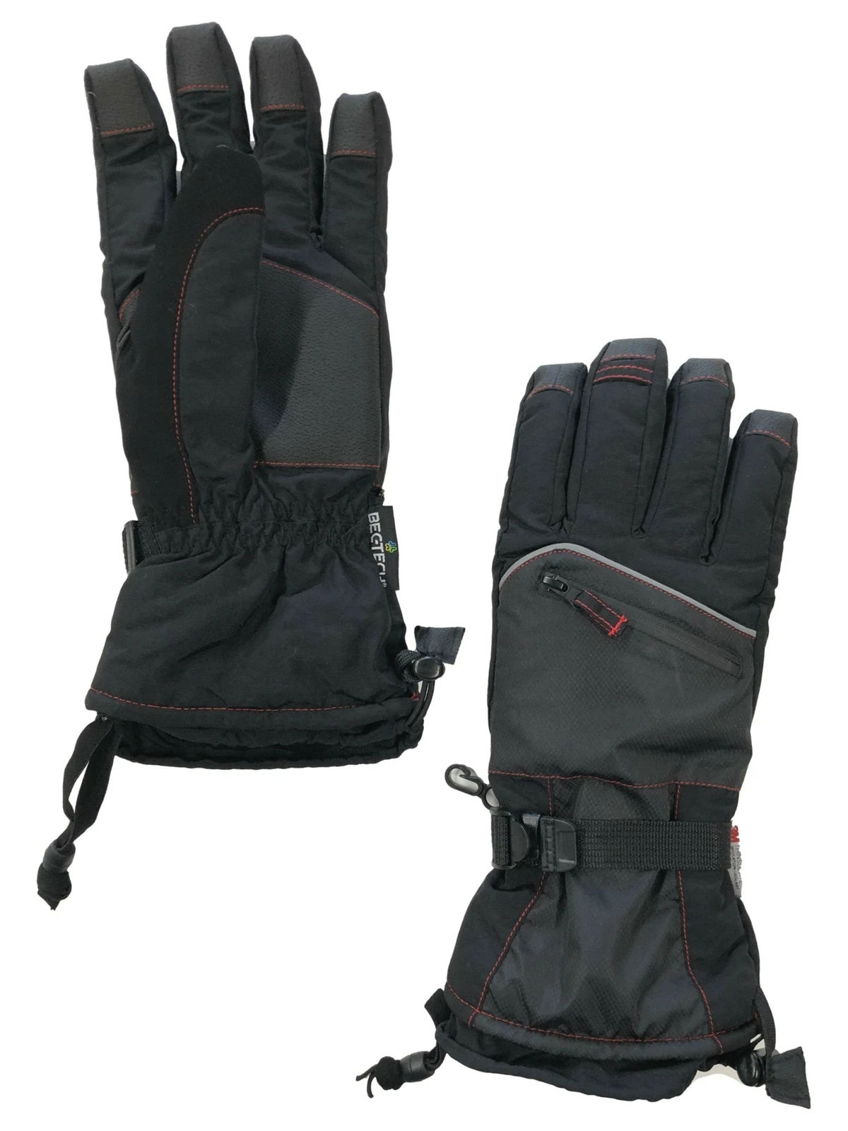 Mens Black & Red Waterproof Windproof Thinsulate Winter Snow & Ski Gloves
Opens in a new window or t