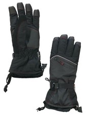 Mens Black  Red Waterproof Windproof Thinsulate Winter Snow  Ski Gloves