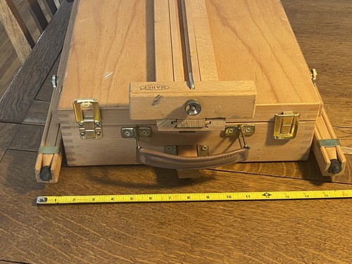 Mabef M22 Art Easel with Tray Made In Italy Oil Paintings Wood Folding Art Tool - Picture 13 of 24