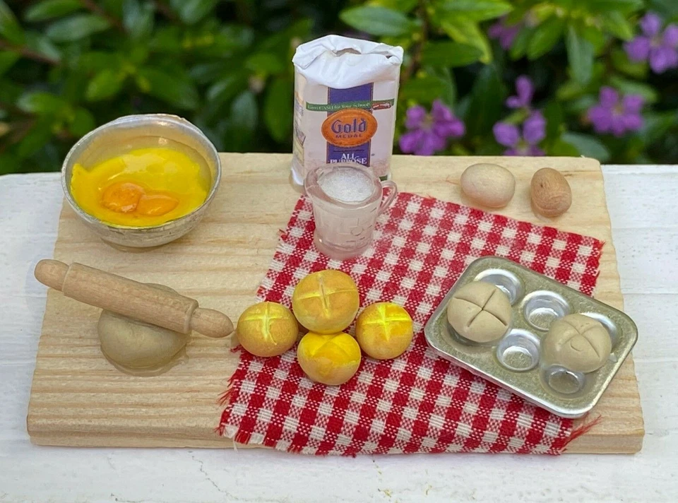 Casa de muñecas miniatura JARDÍN DE HADAS accesorio rollo de pan juego para hornear ~ compra 3 ahorra $6 Foto 2 de 3