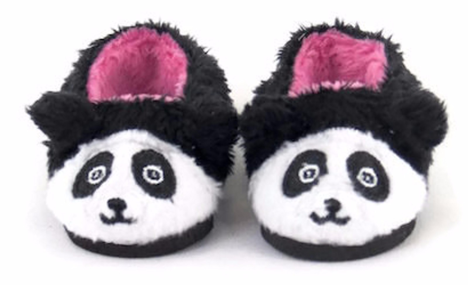 Panda Bear Slipper Shoes for Wellie Wishers 14 1/2 inch Doll Clothes Girl Boy