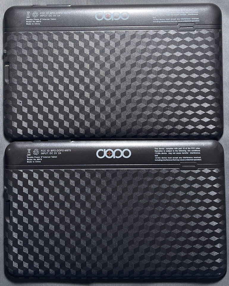 2 Dopo Black 9in Touchscreen Camera Android 4.0 Tablet Model:M975 - Image 3 of 4