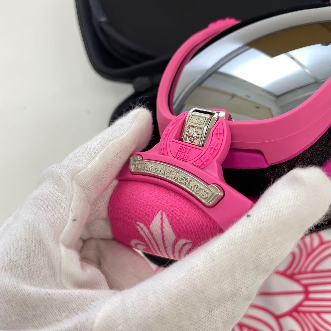 CHROME HEARTS SKI GOGGLES Pink New | eBay