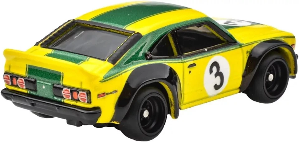 Hot Wheels FPY86-HRV84 Mazda RX-3 gelb/grün Historics 4 ca. 1:64 - Bild 3 von 3