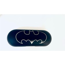 DC Comics Batman Logo Hard Clamshell Eyeglasses Case Black Yellow Lined
