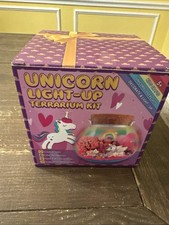 Unicorn Gifts for Girls - Light up Terrarium Kit for Kids - Open Box