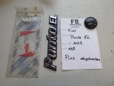 FIAT  PUNTO EL Emblem Schriftzug Typenschild hinten Kofferraum