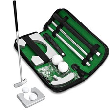 Golf Putter Set, tragbar, Golfschläger, Mini Golfausrüstung, Übungsset mit ab...