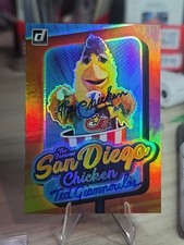 2020 Donruss Short Print San Diego Chicken Ted Giannoulas Autographed Auto