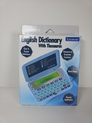 LEXiBOOK D650EN The English Dictionary Definitions Thesaurus Grammar Spellcheck