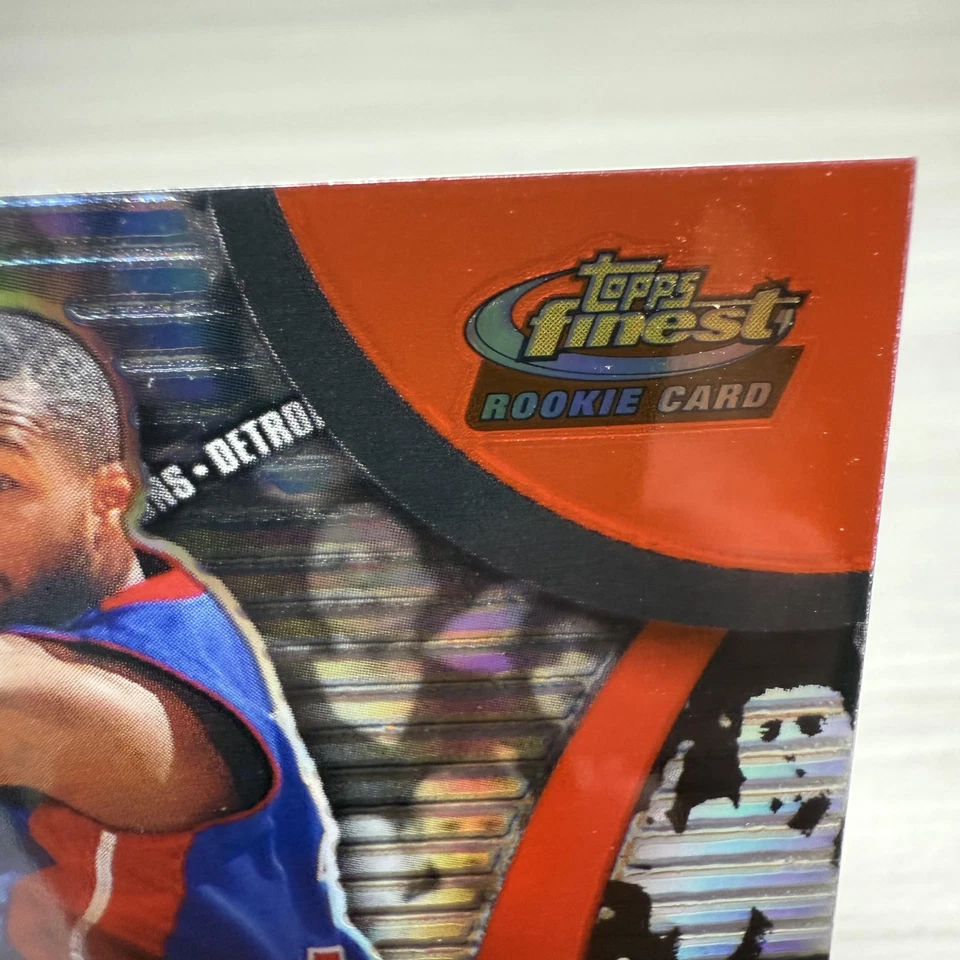 Rodney Stuckey Rookie Card Autograph Refractor Detroit Pistons Topps Finest NBA - Image 3 of 4
