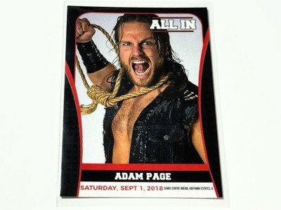 AEW Highspots All In 2018 Hangman Adam Page Rookie RC Base Card #19