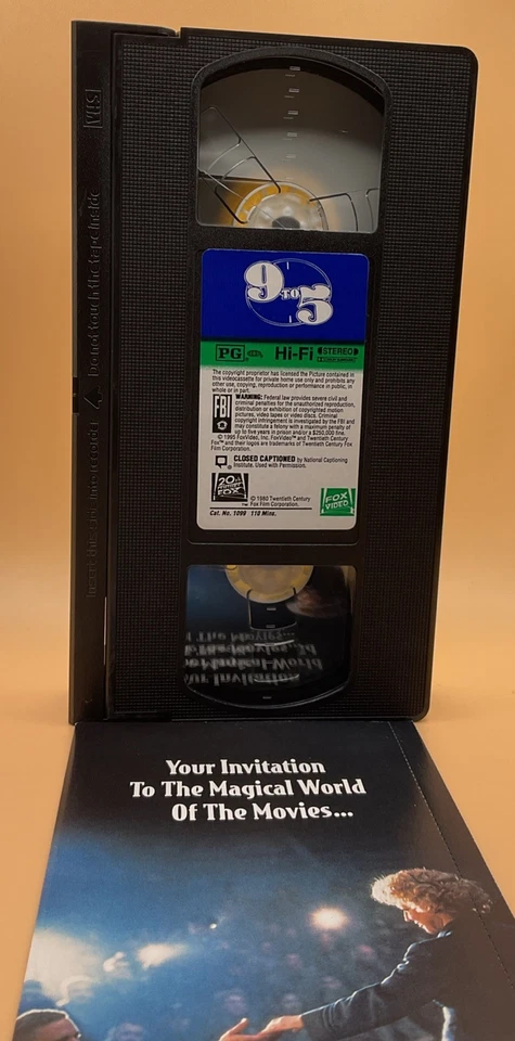 9 to 5 VHS 1980, 1995 Jane Fonda Dolly Parton **Buy 2 Get 1 Free** Foto 3 de 3