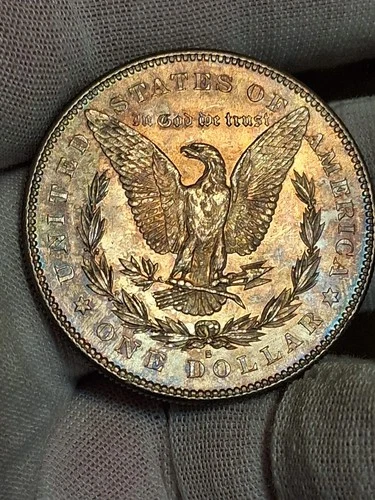 1878-S Morgan Silver Dollar UNC GOLD Toning Unknown VAM Broken 4th Star