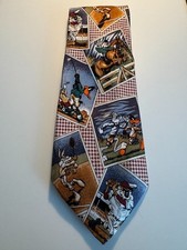 100 Silk Warner Bros Looney Tunes Neck Tie Hand Made Korea