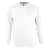 SOLS Mens Monarch Long Sleeve Plain Colour T-Shirt  PC313