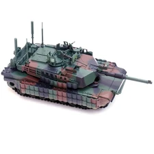 13.5cm Diecast 1/72 US M1A2 TUSK II Abrams Main Battle Tank Model Toy Gift