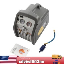 A/C Refrigerant Recovery Machine for hvac freon reclaim 3/4HP 110V/60Hz 558psi