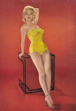Antique Original Vintage 1950s Marilyn Monroe Rare Real Photo postcard