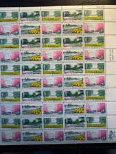 Scott #1365-68 Beautification of America Sheet of 50 6¢ Stamps (1969)