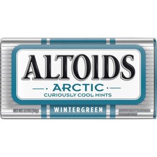 ALTOIDS Arctic WINTERGREEN Breath Mints, 1.2-Ounce Tin - 8 PK-3 BOX