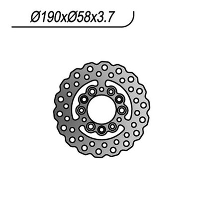 VORDERE BREMSSCHEIBE ADLY SS SUPERSONIC 2T 100 2004-2006 6591022X#18