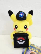 Pokemon Center Pikachu Coin Display Plush Key Chain Japan Exclusive NWT