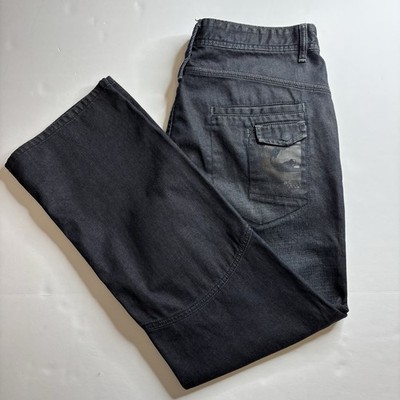 Vintage Ecko UnItd. Double Knee Slim Straight Black Jeans Size 38 Y2K 38x32