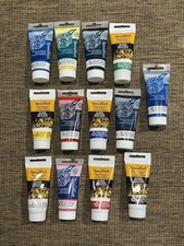 Speedball Block Printing Ink Lot of 13 Oil Based  Water Soluble 1.25 fl oz.