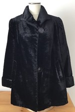 Women  s Vintage Faux Fur Coat M  