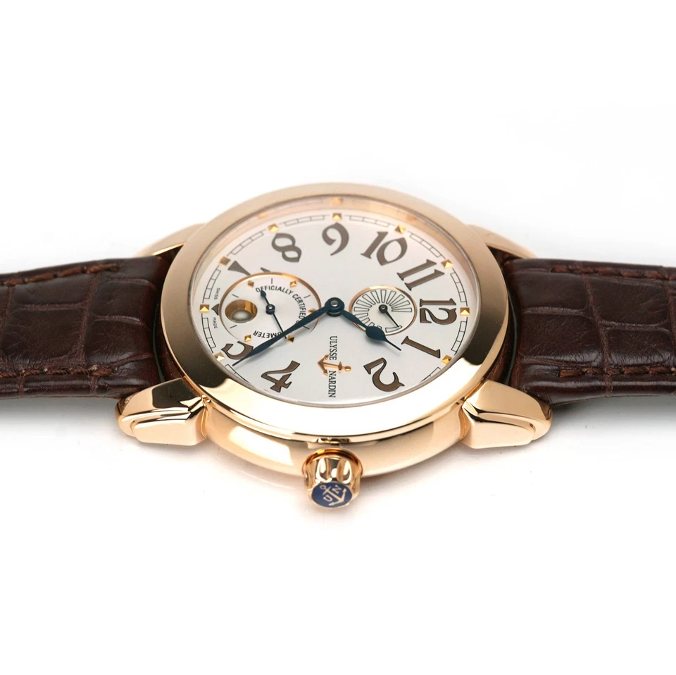 Ulysse Nardin Ulysse 1 276-88 esfera de plata oro rosa Foto 4 de 4