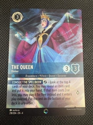 Disney Lorcana TCG - Ursula s Return - The Queen - Diviner - Enchanted 218/204