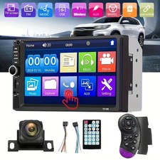 2Din Car Stereo, 17.78 cm Touch Screen BT Handsfree Car Radio Support AUX/USB/FM