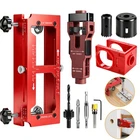 Door Hinge Jig Door Lock Hole Drilling & Latch Installation Kit Router Template