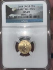 2014 NGC MS-70 American Eagle G$5 Five Dollars 1/10 OZ-T Gold Coin Uncirculated