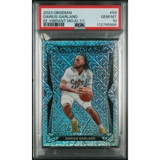 2023-24 Panini Obsidian Darius Garland Electric Etch Vibrant Mojo PSA 10 1/1