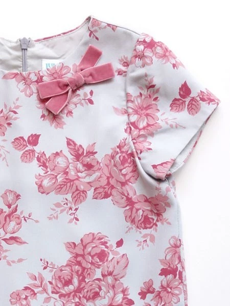 Luli & Me NUEVO Vestido de Fiesta y Vacaciones Estampado Rosa Niñas Talla 6X Foto 3 de 3