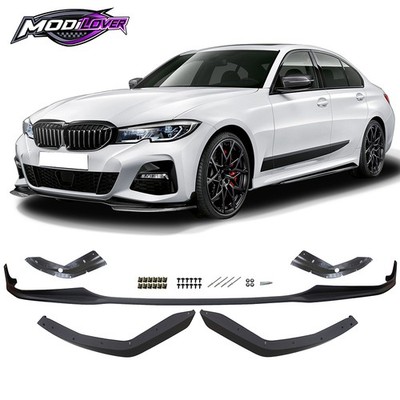 Fit 19-22 G20 3 Series M Sport M340i M Performance Style Front Bumper Lip Kit PP