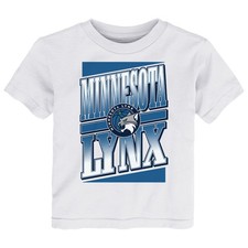 Toddler  White Minnesota Lynx Team Stack T-Shirt