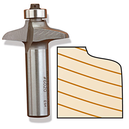 Whiteside Front Face Door Edge Bit, 1/2 in. SH x 1-9/16 in. LD 6020