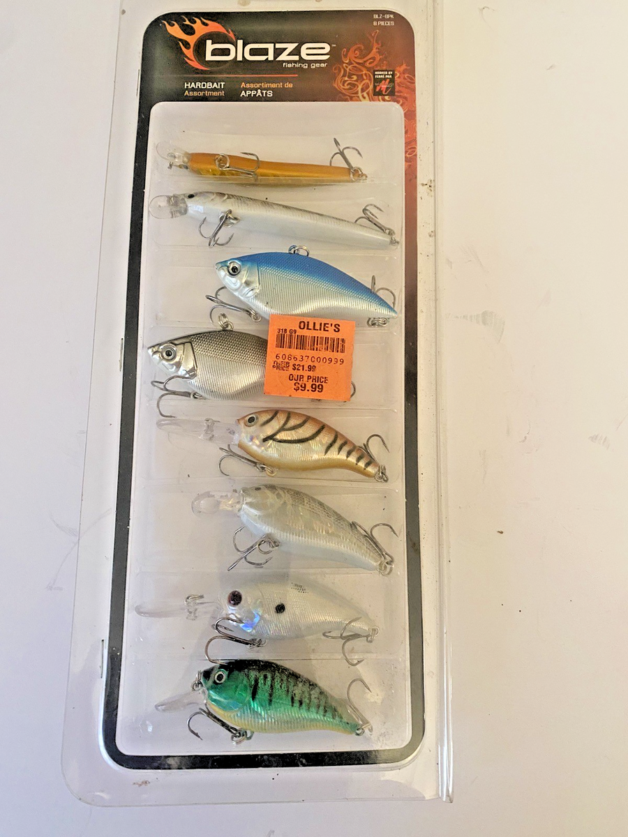 Blaze Hard Bait Assortment Fishing Lures Package of 8 NOS | eBay