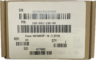 FINISAR 100/1000 SFP 1G-T XTY28 Optical Transceiver