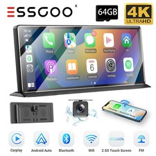 11.3" Inch Car Portable IPS Touch Screen Apple CarPlay Tablet Android Auto Radio