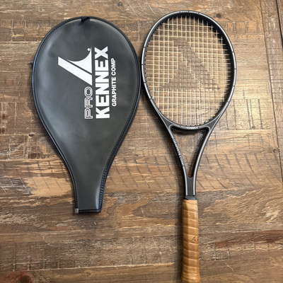 Pro Kennex Graphite Comp Composite Tennis Racquet 4 1/2 Grip Leather ...