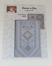 Excercise in Ecru Hardanger Pattern Leaflet Chris J. House Textured Treasures